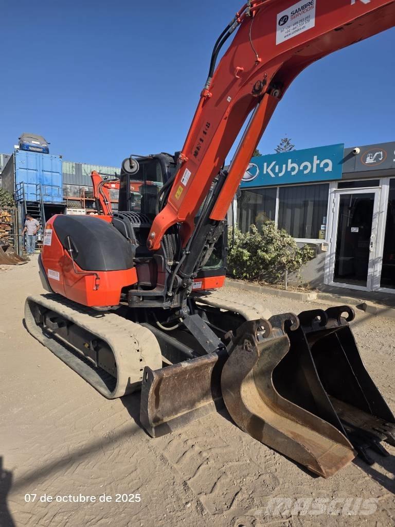 Kubota KX 080-4a2 Midi-gravemaskiner 7t - 12t