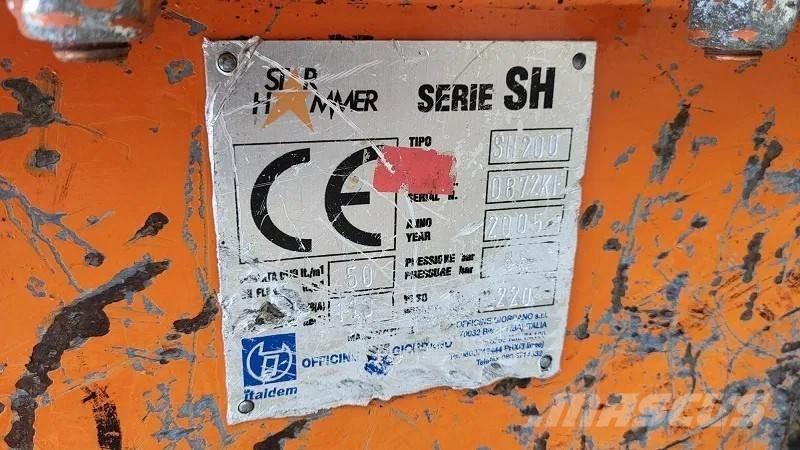 Star Hammer sh200 Hydraulik / Trykluft hammere