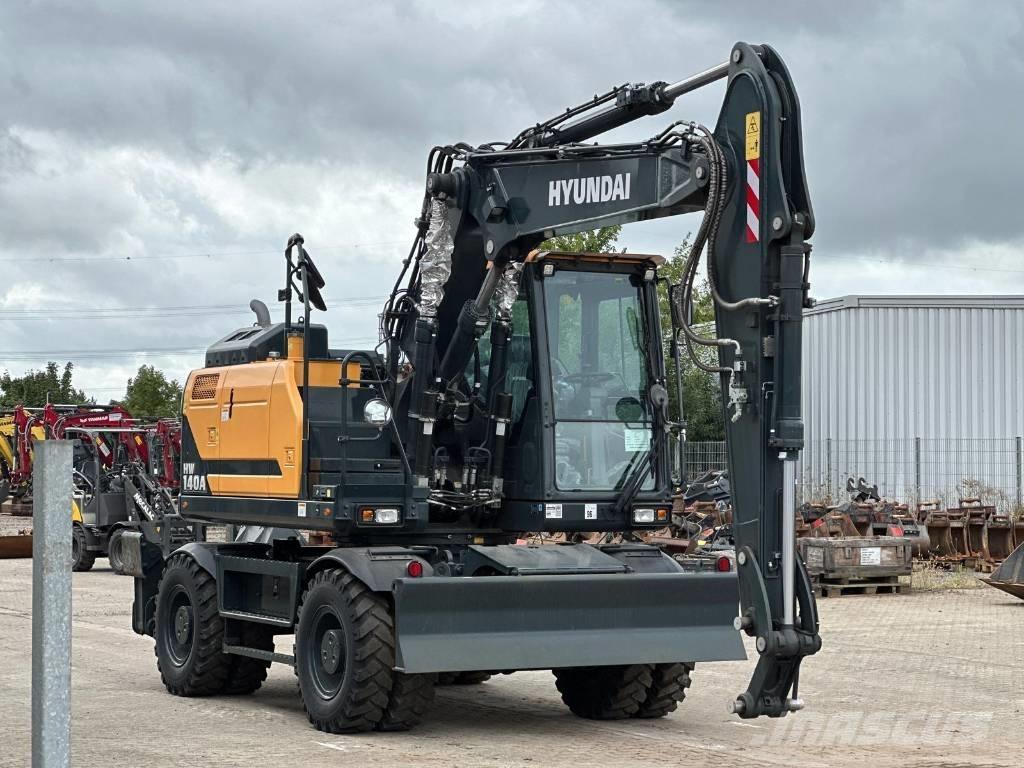 Hyundai HW 140 A Gravemaskiner på hjul