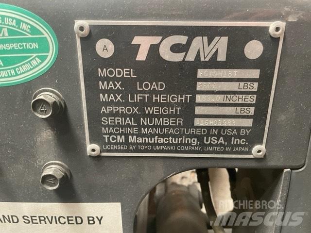 TCM FG15N18T Terrængående gaffeltruck