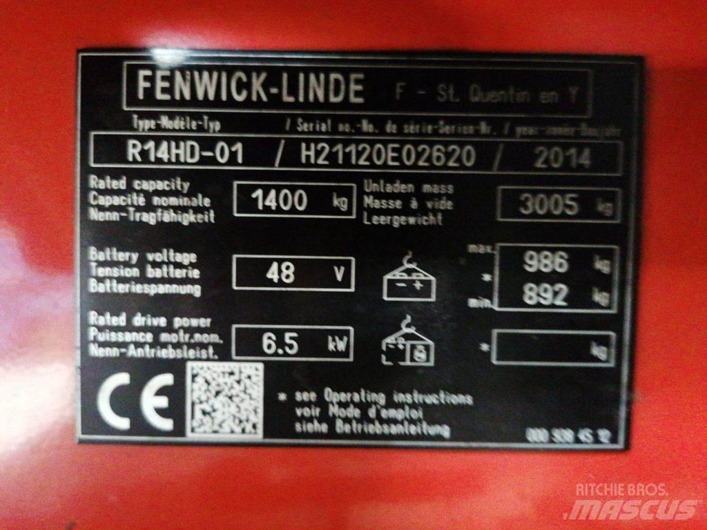 Linde R14HD-01 Reachtruck