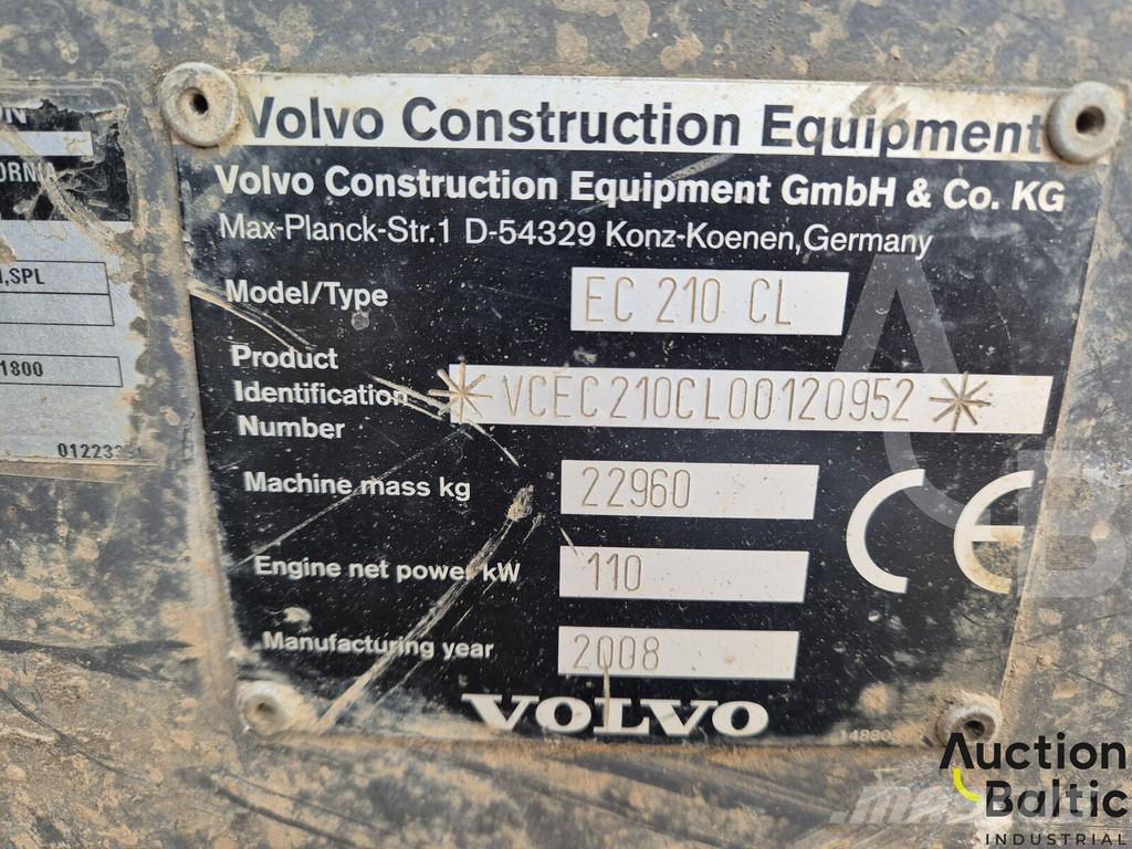 Volvo EC 210 C L Gravemaskiner på larvebånd