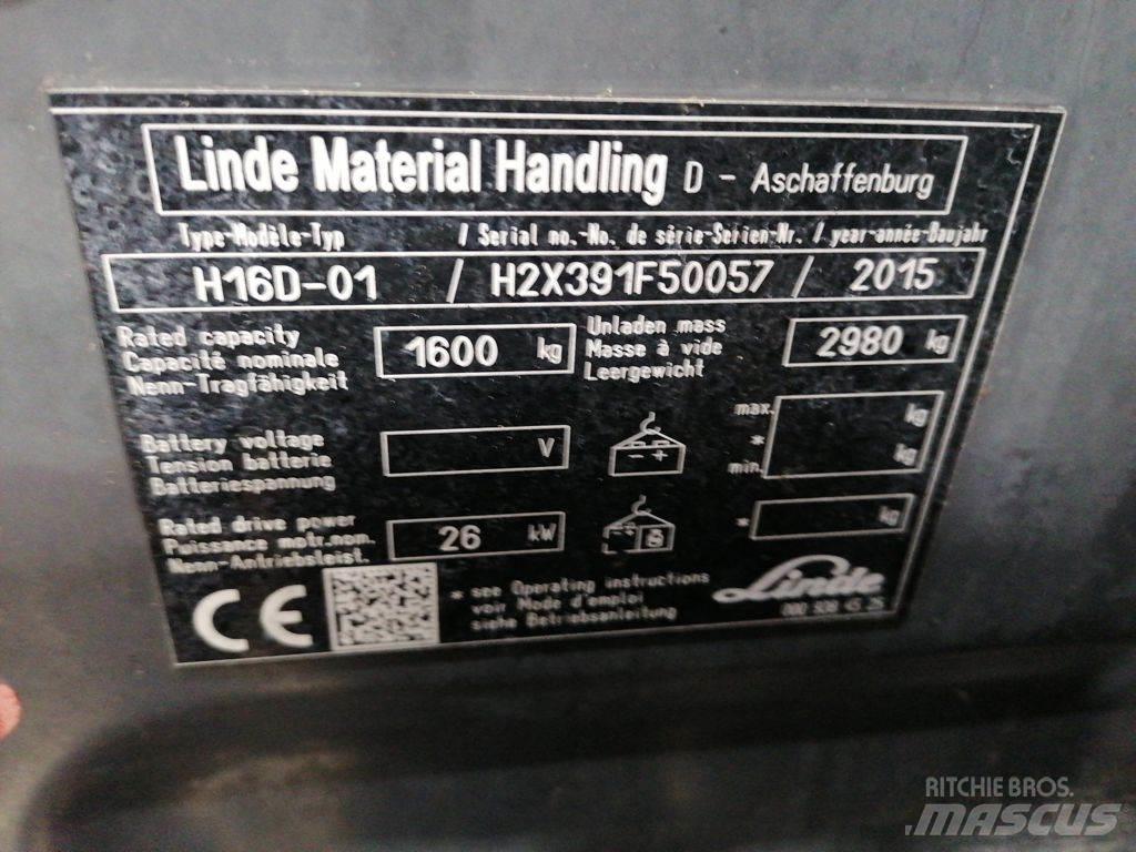 Linde H16D-01 Diesel gaffeltrucks