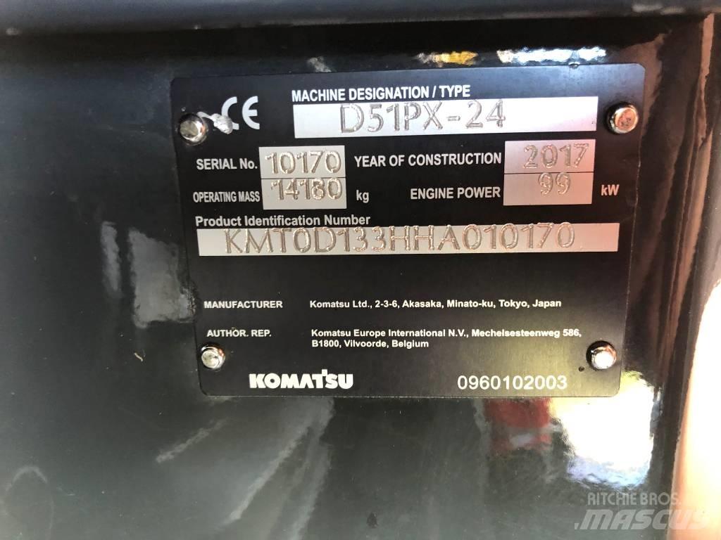 Komatsu D51PX-24 Bulldozer på larvebånd