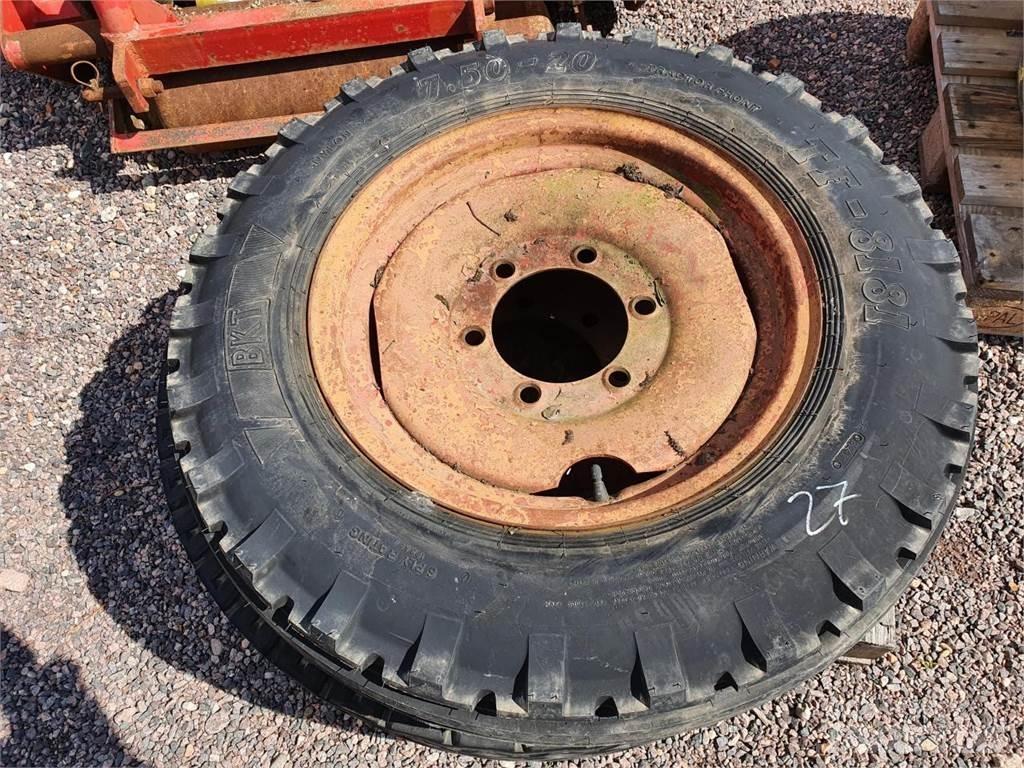 BKT 7.5-20 Hjul, Dæk og Fælge