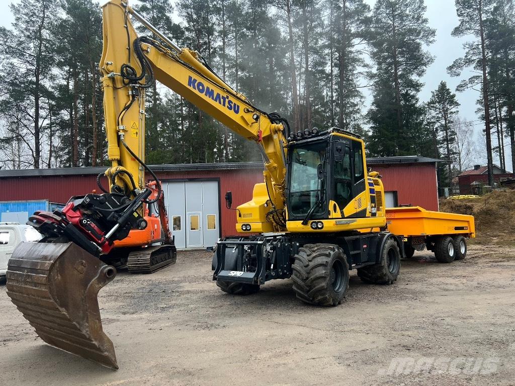 Komatsu PW 158-11 E0 Gravemaskiner på hjul