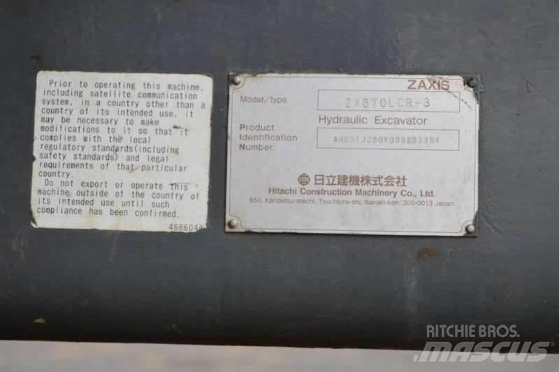 Hitachi ZX870 Minigravemaskiner