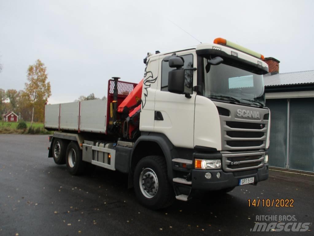 Scania G490cb6x4*4 Lastbil med kran
