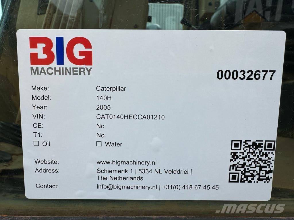 CAT 140H Vejhøvle / Gradere