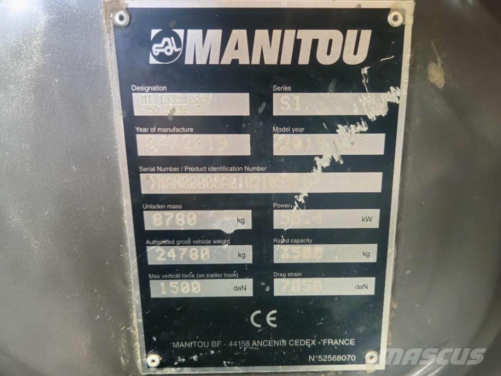 Manitou MT 1335 Teleskoplæssere