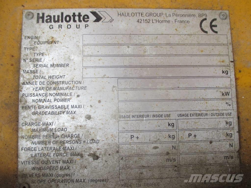 Haulotte Compact 12 Saxlifte