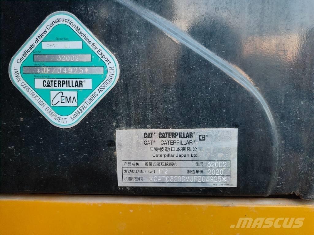 CAT 320D2 Gravemaskiner på larvebånd