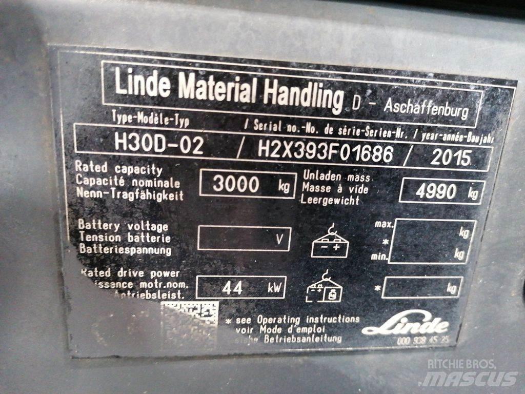Linde H30D-02 Diesel gaffeltrucks