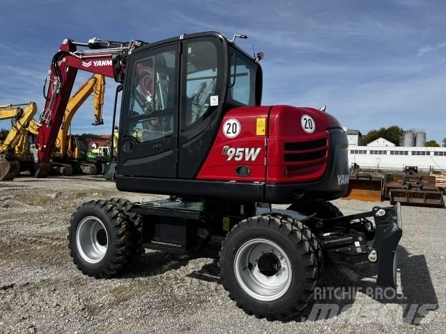 Yanmar B 95W Gravemaskiner på hjul