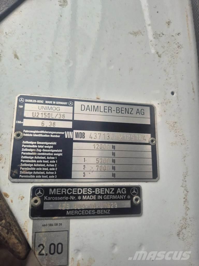 Unimog u 2150l38 Overfladeboreudstyr / Borerigge