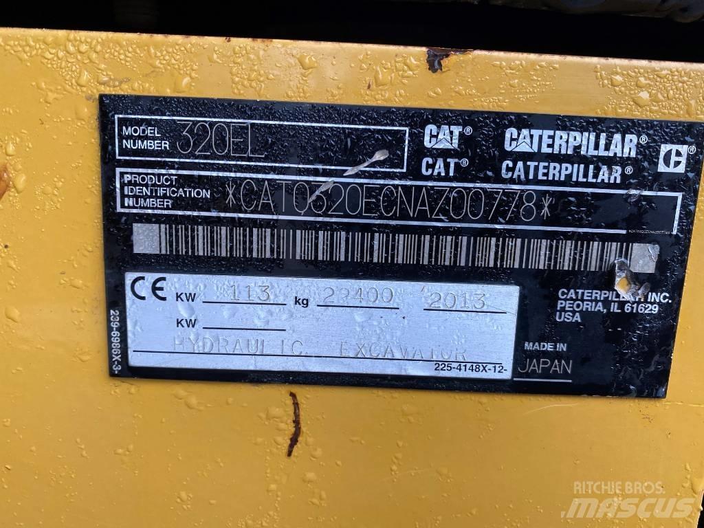 CAT 320 EL Gravemaskiner på larvebånd