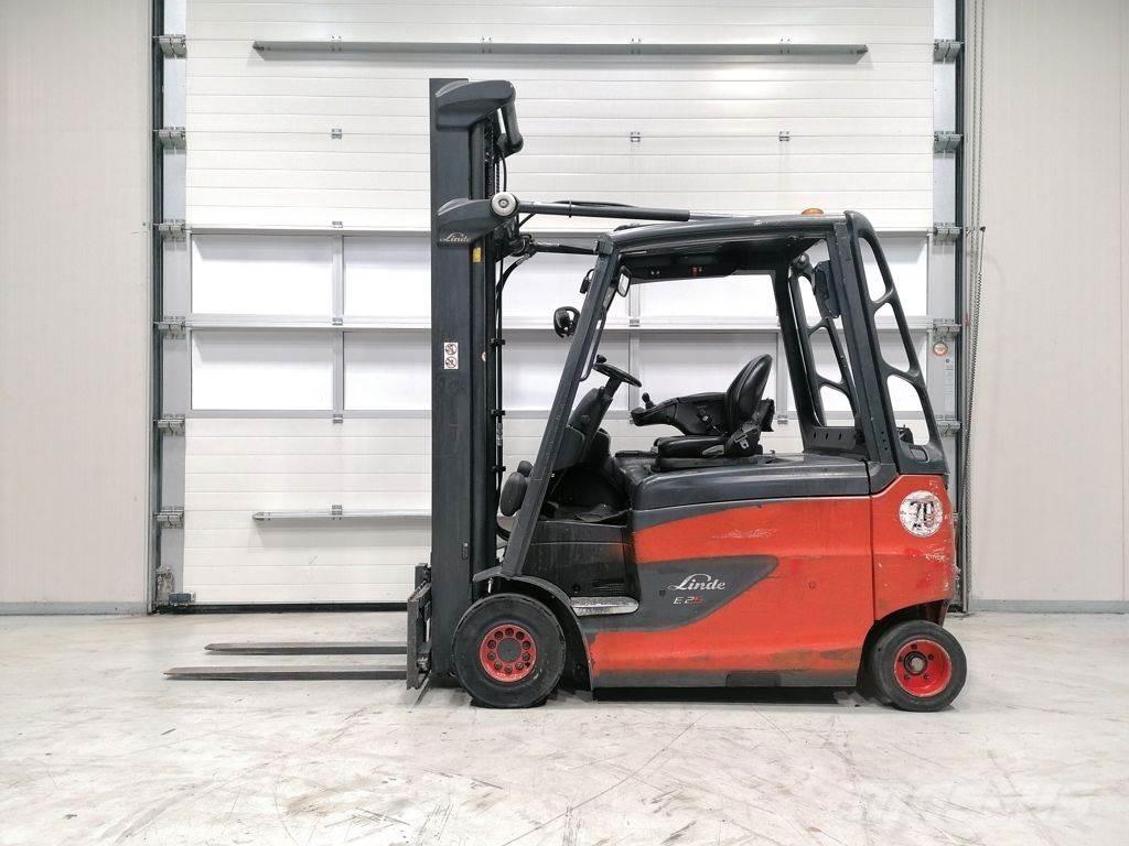 Linde E25HL-01/600 El gaffeltrucks