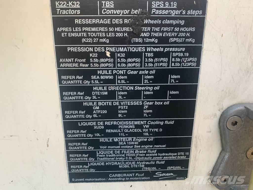 Sovam K22 V-3080 Lufthavnsudstyr