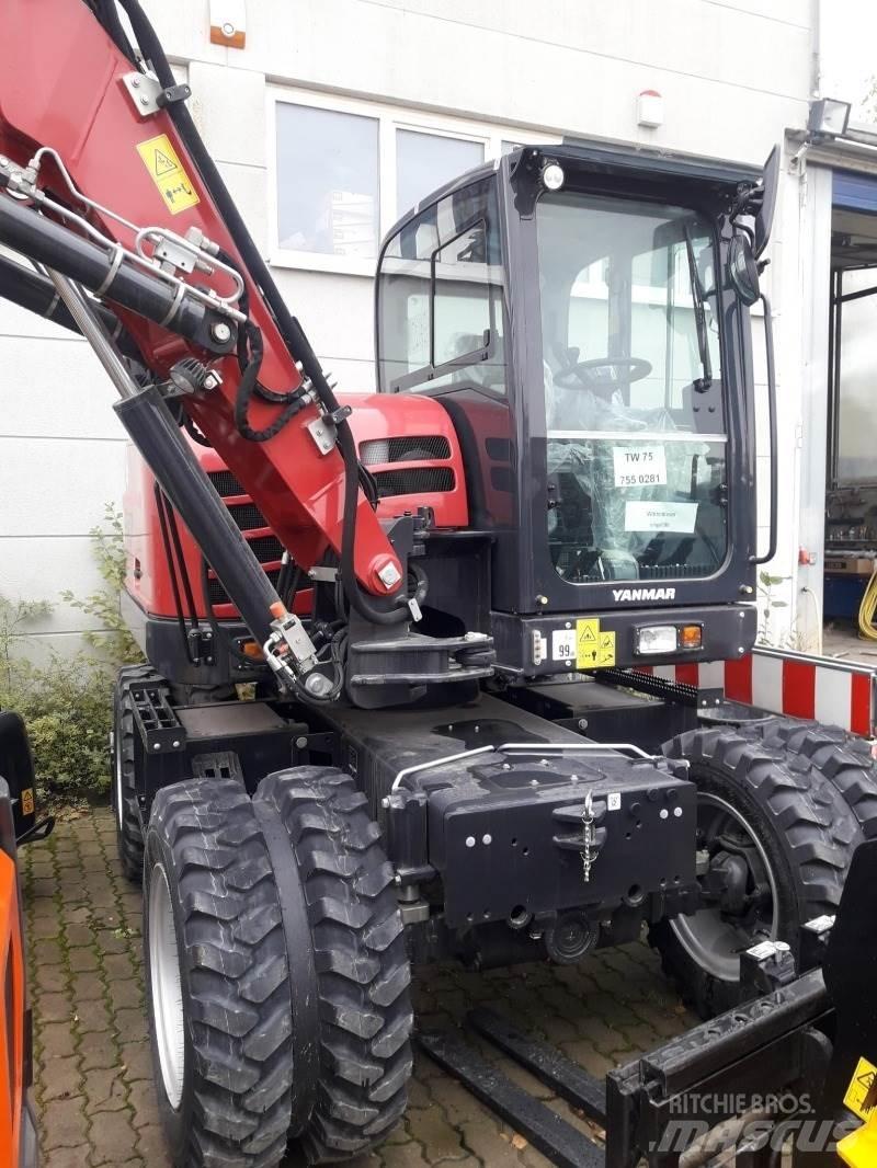 Yanmar B75W Gravemaskiner på hjul