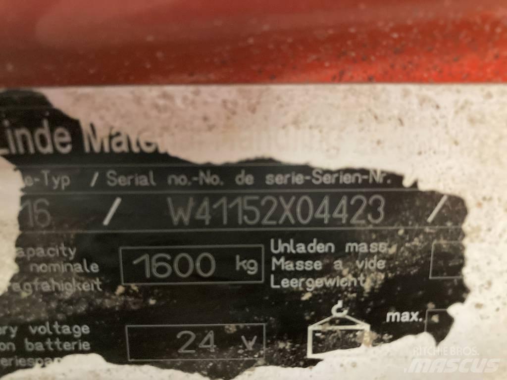 Linde T16/1152 El-palleløftere