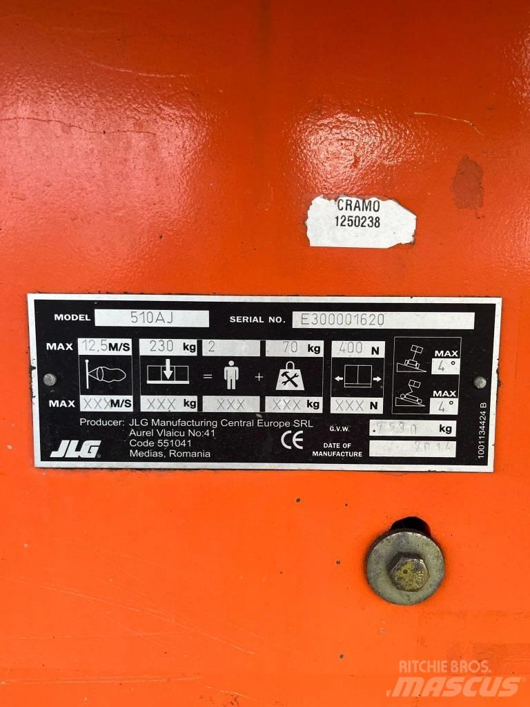 JLG 510 AJ Bomlifte med knækarm