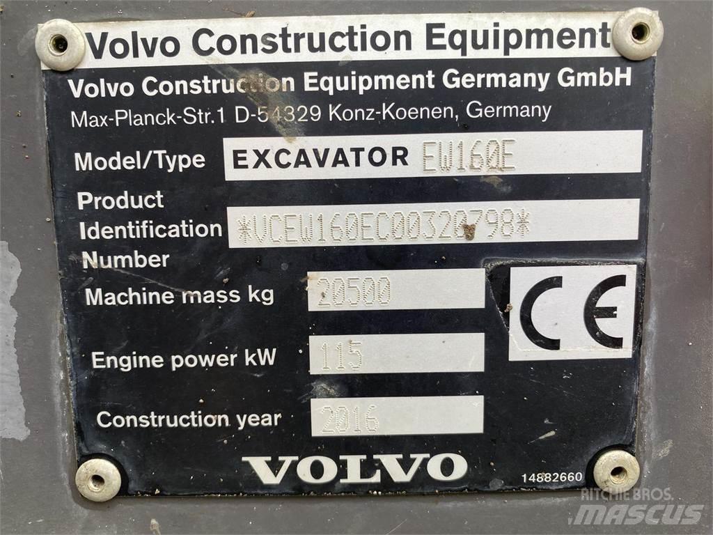Volvo EW160E Gravemaskiner på hjul