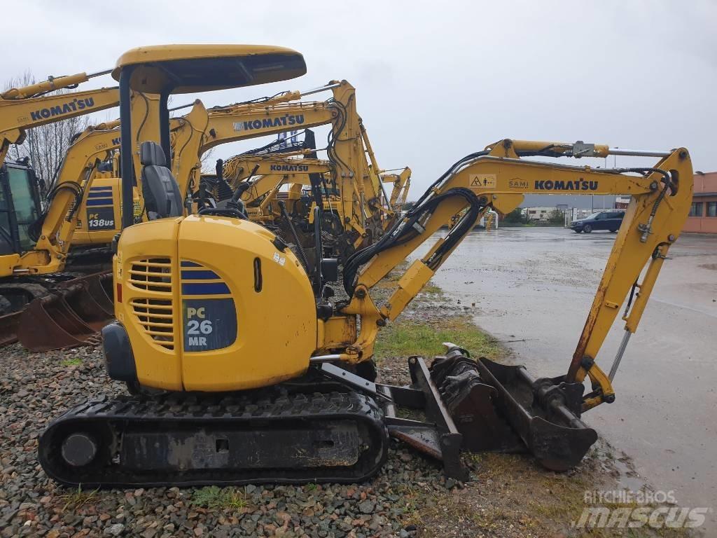 Komatsu PC26MR-3 Minigravemaskiner