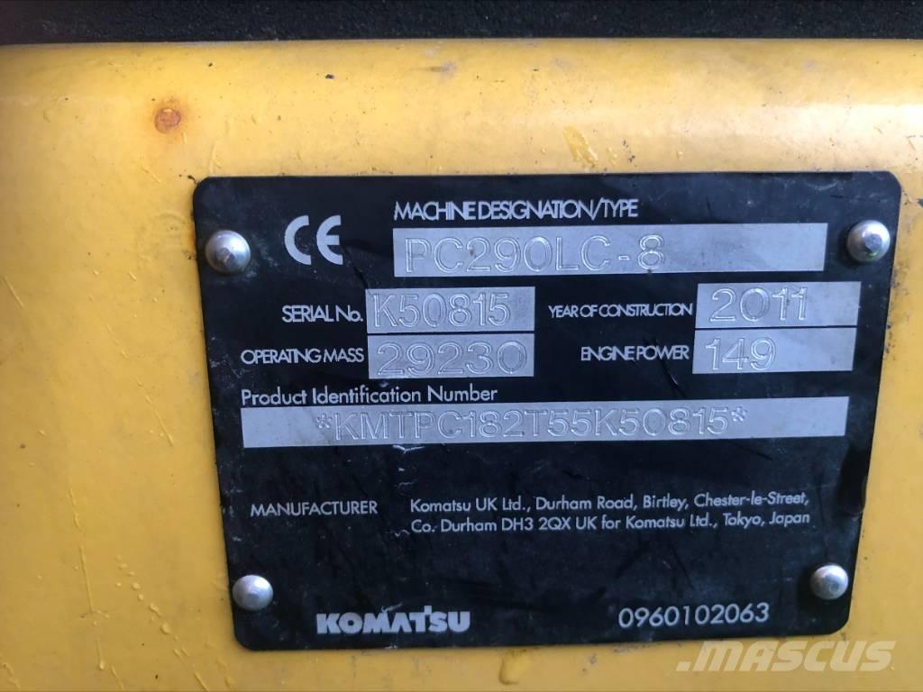 Komatsu PC 290 LC-8 Gravemaskiner på larvebånd