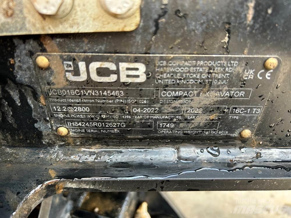 JCB 16C-1 Minigravemaskiner