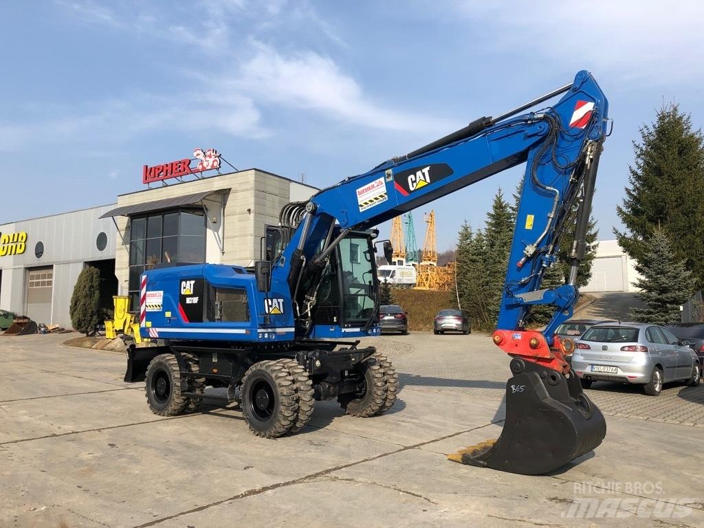CAT M 318 F Gravemaskiner på hjul
