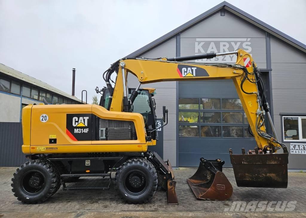 CAT M 314 Gravemaskiner på hjul