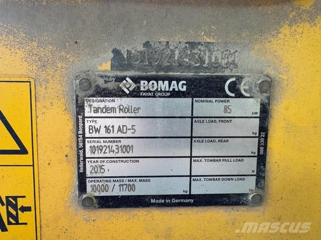 Bomag BW 161 AD-5 Tvilling tromle