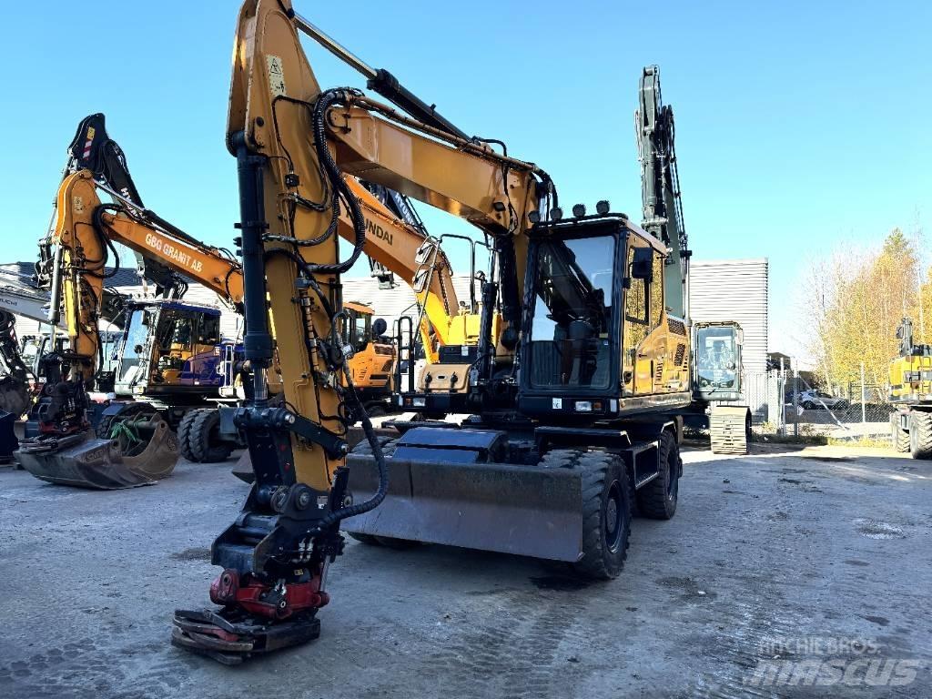 Hyundai HW180 Gravemaskiner på hjul