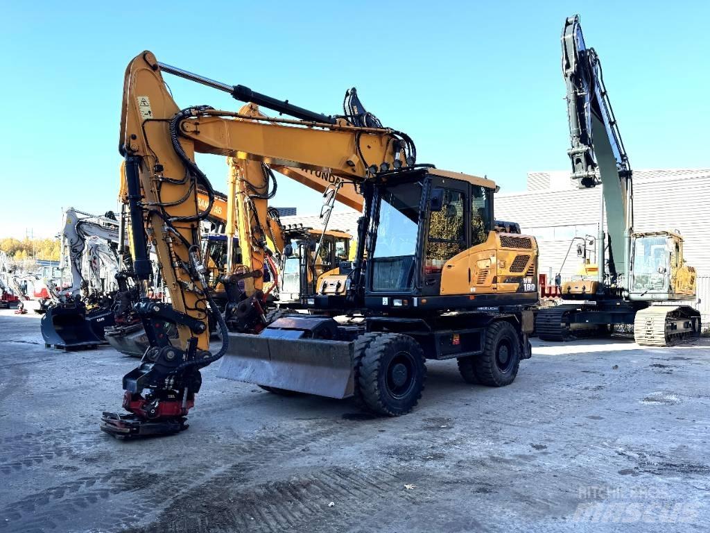 Hyundai HW180 Gravemaskiner på hjul