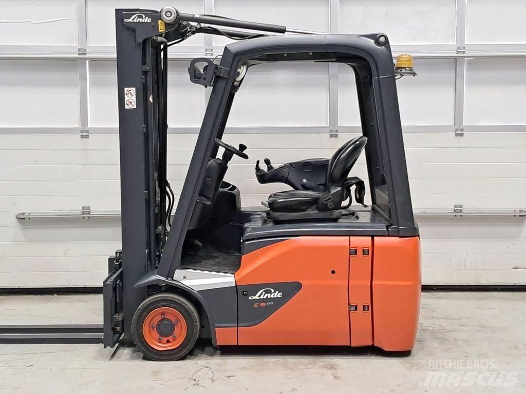 Linde E16-02 El gaffeltrucks