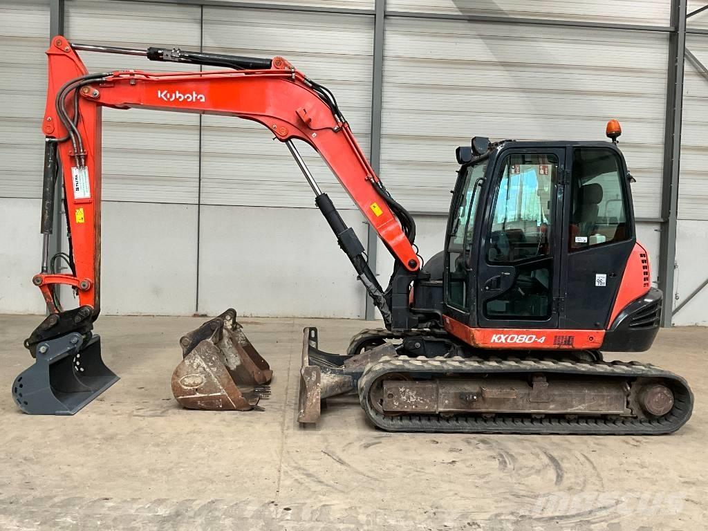 Kubota KX 080-4 Midi-gravemaskiner 7t - 12t