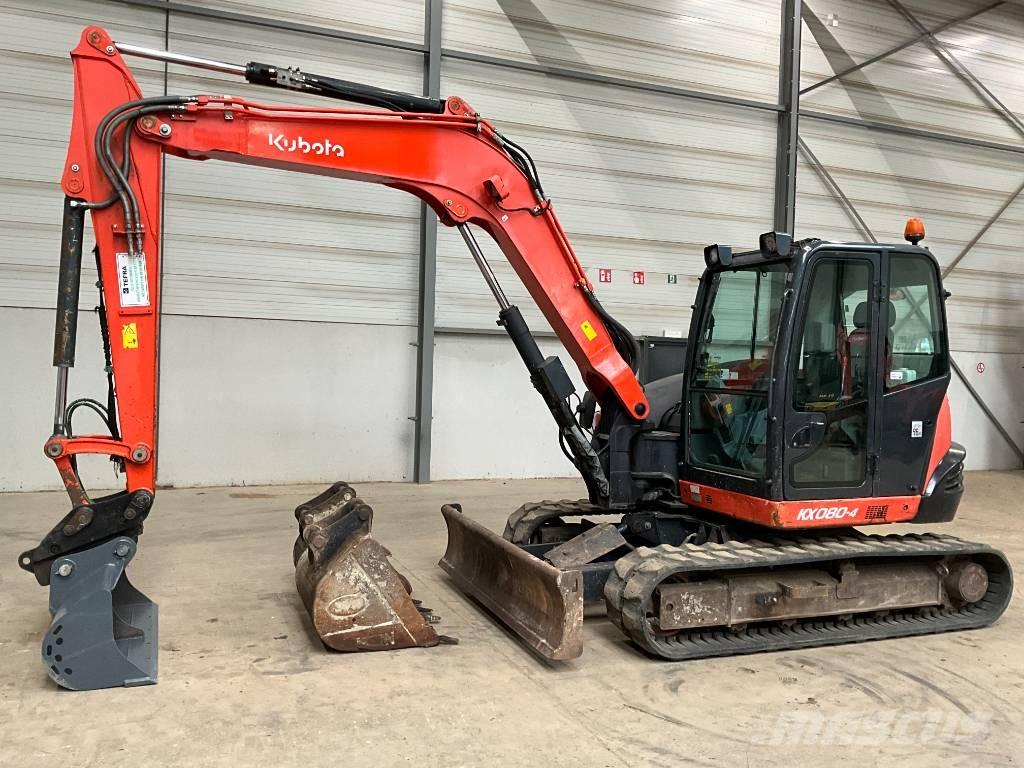Kubota KX 080-4 Midi-gravemaskiner 7t - 12t
