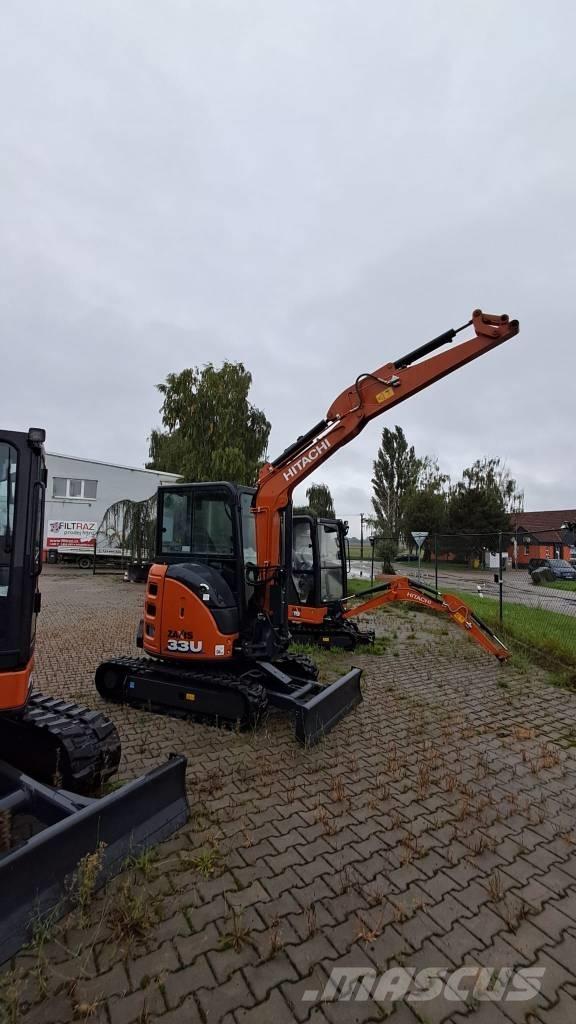 Hitachi ZX33U Gravemaskiner på larvebånd