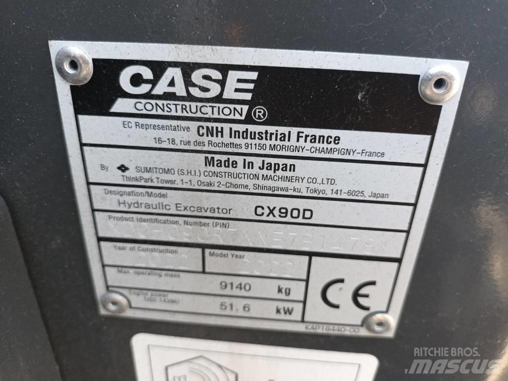 CASE CX 90 D Midi-gravemaskiner 7t - 12t