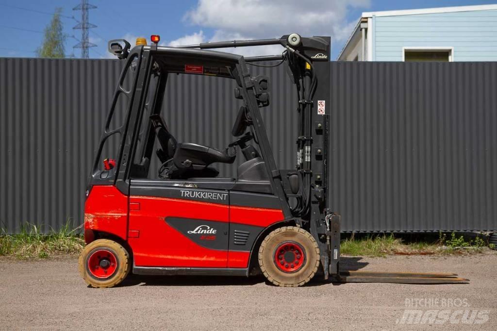 Linde E 25 El gaffeltrucks