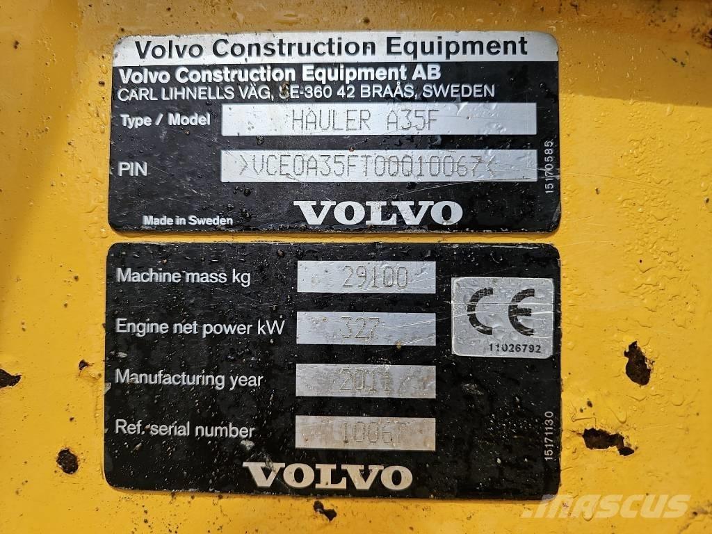 Volvo A 35 F Terrængående lastbiler
