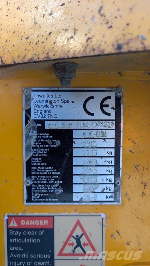 Thwaites 1 ton Dumpere