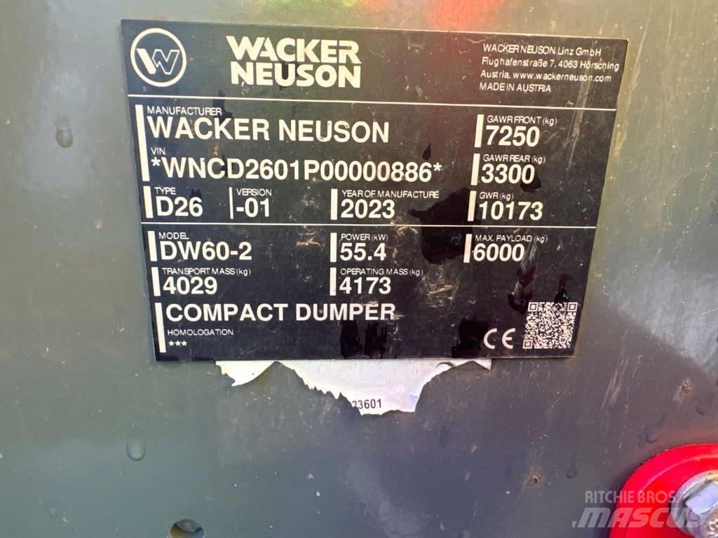 Wacker Neuson DW60-2 Dumpere