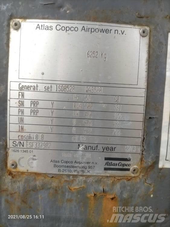 Atlas Copco QAS 500 Dieselgeneratorer