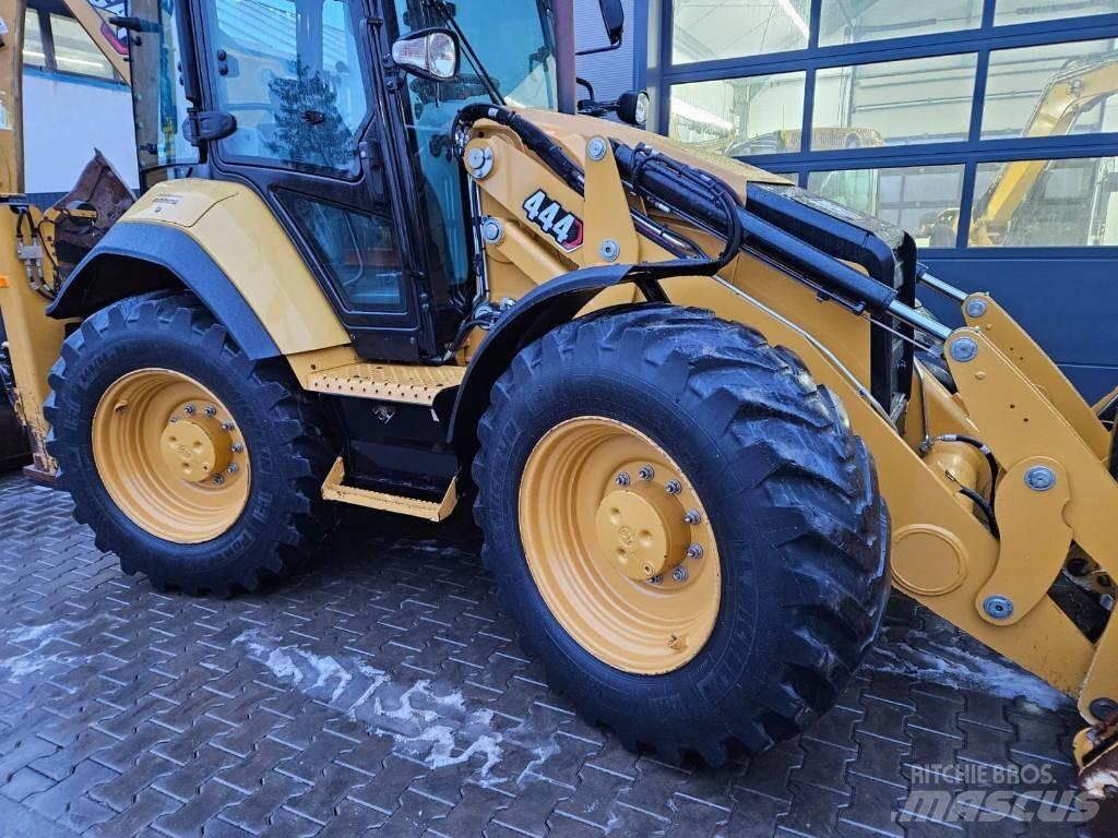 CAT 444 E Rendegravere