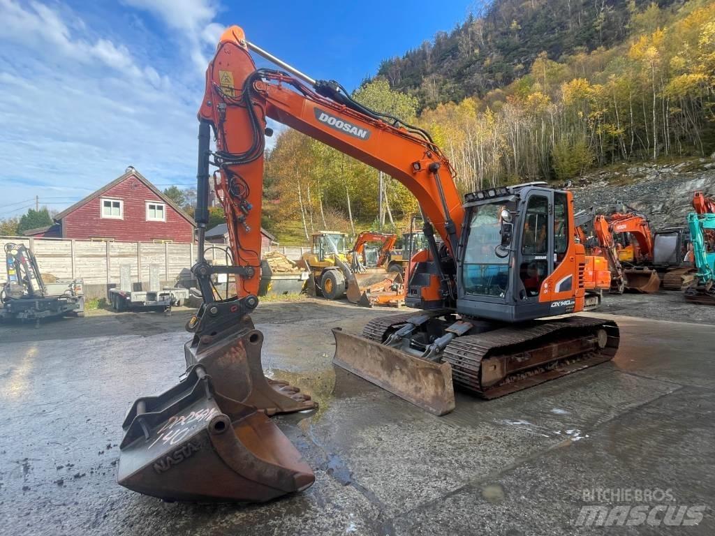 Doosan DX140LCR-5 Gravemaskiner på larvebånd