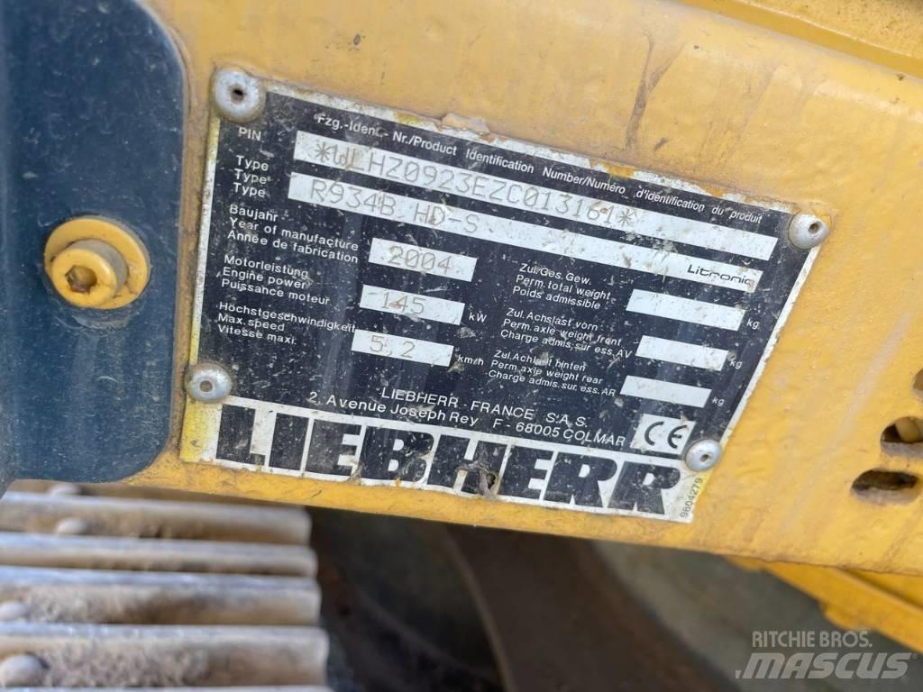 Liebherr R 934 B Gravemaskiner på larvebånd