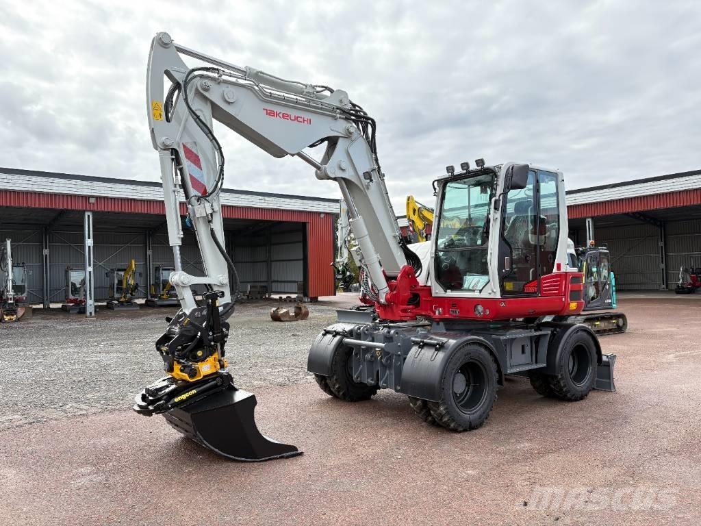 Takeuchi TB395W Gravemaskiner på hjul