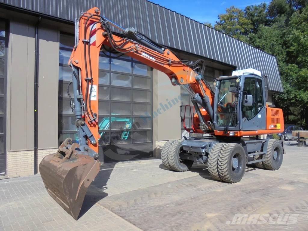 Atlas 160W Gravemaskiner på hjul