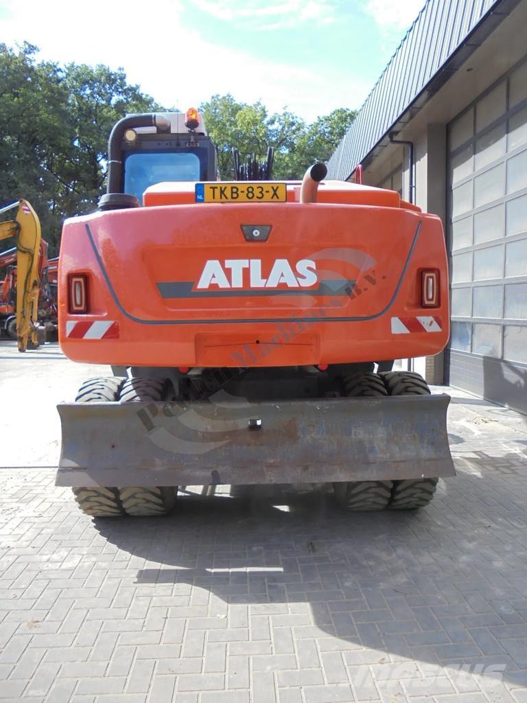 Atlas 160W Gravemaskiner på hjul
